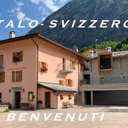 Italo-Svizzero Hotel Chiavenna Exterior foto